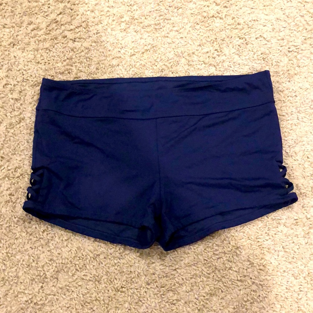 XL navy swim shorts